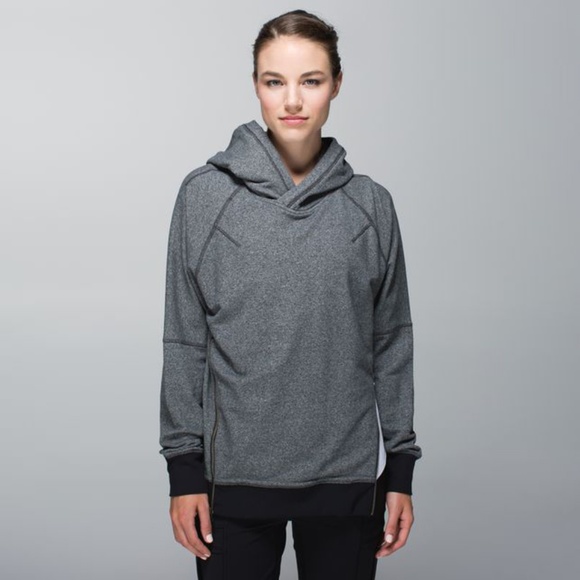 lululemon athletica Other - Lululemon Om & Roam Heather Gray Double Zip Hoodie